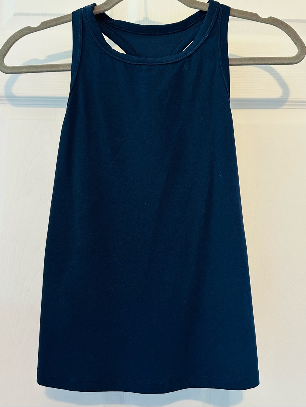Athleta Transcendent Tank Navy XS Petite Racerback